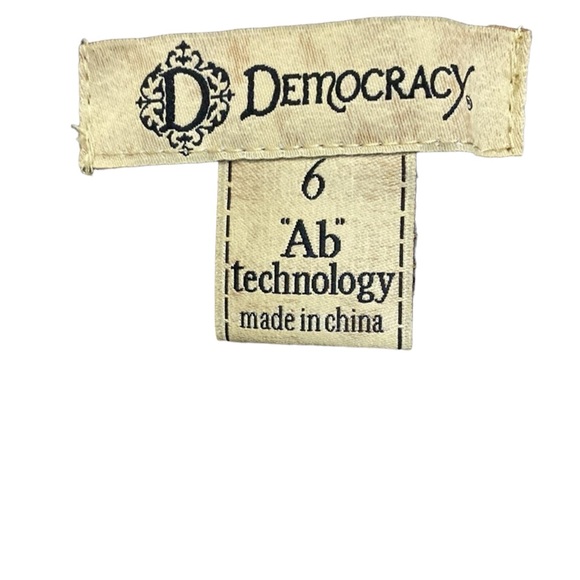 Democracy ab technology jeans animal print size 6 stretchy pants - Picture 4 of 7